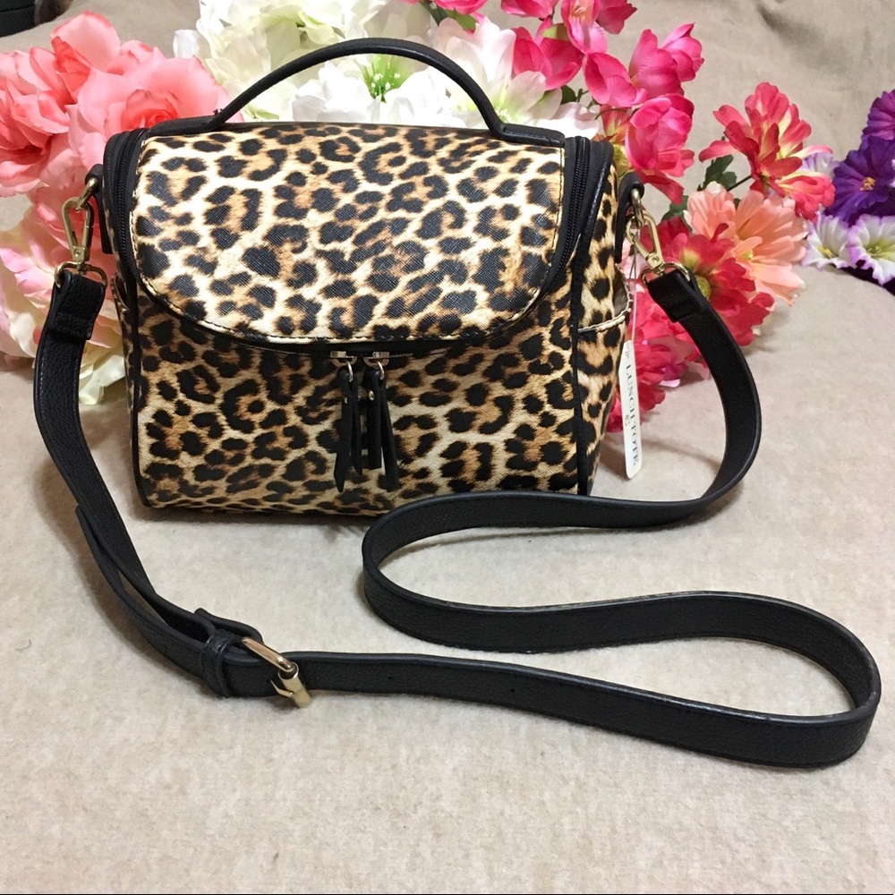 Leopard Cooler Crossbody